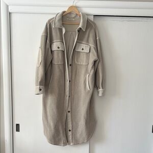 We The Free Cream Teddy Jacket